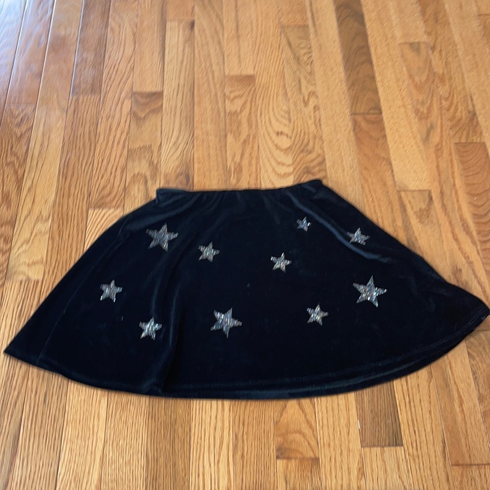 Zara kids skirt with glitter stars all over